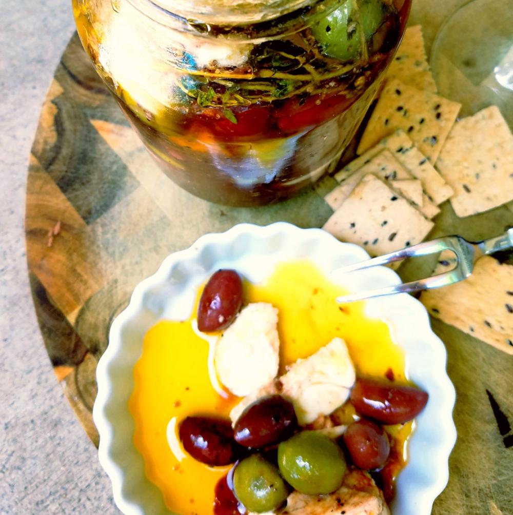 Marinated Olives & Mozzarella