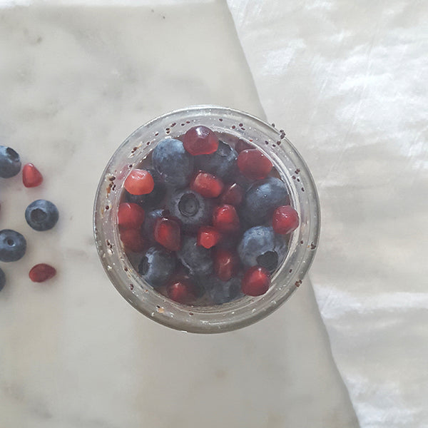 Pomegranate Overnight Oats