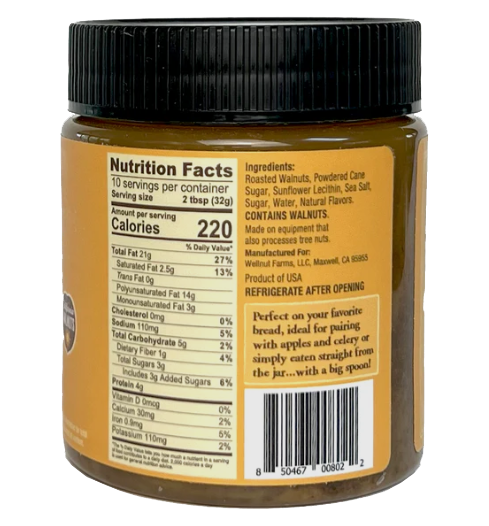 Wellnut Farms Salted Caramel Walnut Butter