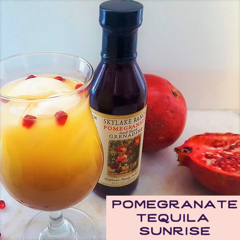 Pomegranate Tequila Sunrise