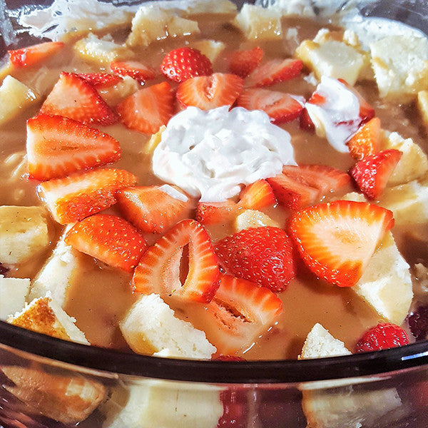 Pomegranate and Strawberry Trifle